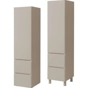 Koupelnový nábytek Lavedo Vivace Mokko Uni vysoká závěsná skříňka do koupelny Orientace: Pravá