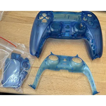 Herní ovladač Náhradní skořepina pro ovladač PS5 DualSense V1 (ZCT1W) průhledná modrá (PS5)
