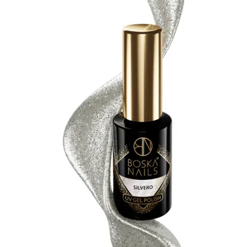 Lak na nehty Gel lak Cosmic Glow Silvero no 491 Boska Nails 6 ml