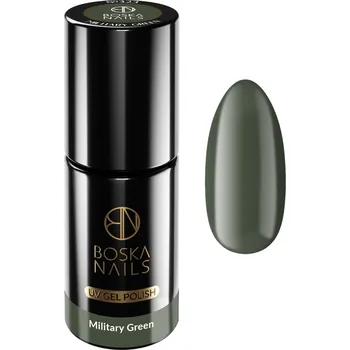 Lak na nehty Gel lak Divine Military Green no 323 Boska Nails 6 ml