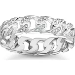 Thomas Sabo TR2500-051-14-54 Ring - Kettenglieder weiße Steine silber Damen