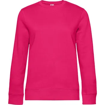 Pánské oblečení B&C Unisex mikina přes hlavu WW01Q Magenta Pink XS