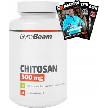 Spalovač tuku GymBeam Chitosan 500 mg cholesterol 120 tablet