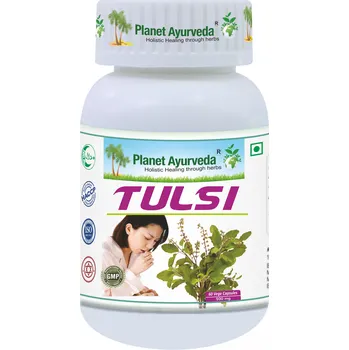 Planet Ayurveda Tulsi (Bazalka Posvátná) - Imunita, Alergie - 500 mg, 60 kapslí