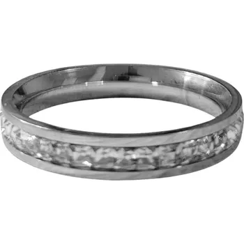 Prsten Prsten z chirurgické oceli s kameny