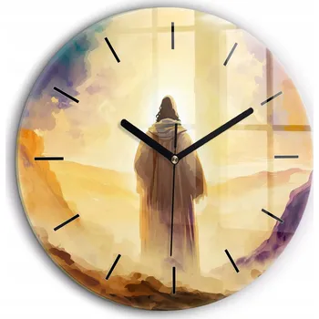 Hodiny Nástěnné hodiny SacroArte béžové 60 cm