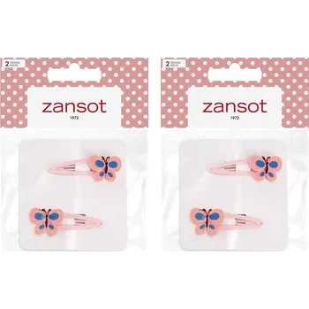 Zansot Dětská Sponka motýl, pudrová