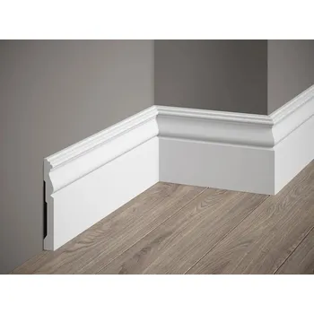 soklová lišta Mardom Decor MD Prémiová Soklová lišta MD095P (bílá RAL 9003)