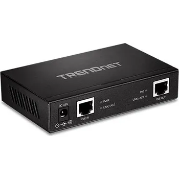 PoE injektor TRENDnet PoE+ exteder/zesilovač, 1Gb (TPE-E110) - 21.22.1161