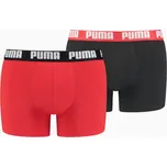 PUMA - PÁNSKÉ BOXERKY 2PACK ČERVENÉ 906823-09L