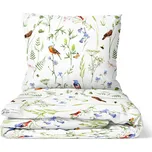 DARRÉ Bavlněné povlečení Louka s ptáčky - nové Velikost: 140 x 220 + 70 x 90