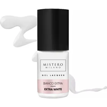 Lak na nehty Mistero Milano - Gel lak - EXTRA WHITE 7ml