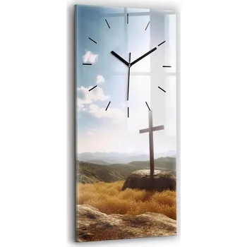 Hodiny Nástěnné hodiny SacroArte, odstíny modré, 30 cm