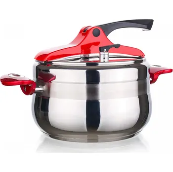 Tlakový hrnec hrnec tlakový 5l GRANDE Red nerez