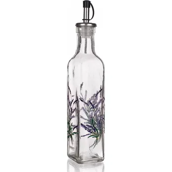 Nádoba na olej a ocet láhev na olej/ocet 500ml LAVENDER skl., nálevka PH