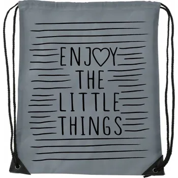 turistický batoh BATOH Šedý sportovní trénink botník MINIMALISM ENJOY WB_076