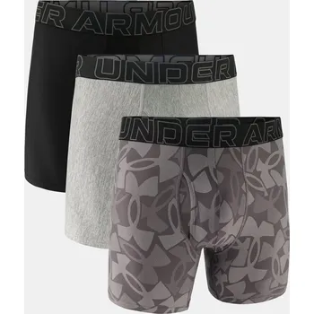 Pánské spodní prádlo Pánské boxerky Under Armour M UA Perf Tech Nov 6in ( 1383879-035 Šedá 4XL