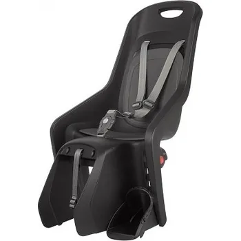 cyklosedačka Sedačka zadní Author Bubbly Maxi CFS X8 na nosič černá/šedá