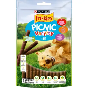 Pamlsek pro psa Friskies Picnic Variety Krmivo pro psy 126 g (15 kusů)