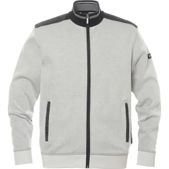 Pánská mikina Bugatti Mikina bez Kapuce Světle šedá XXL