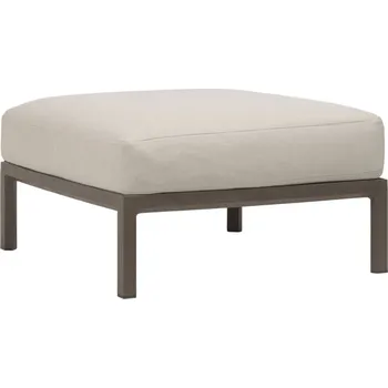 Zahradní pohovka Nardi Béžová zahradní podnožka Maximo s hnědou podnoží 84,5 x 84,5 cm