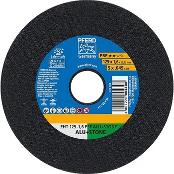Řezný kotouč PFERD řezný kotouč 125x1,6x22,23mm, PSF ALU+STONE, rovný