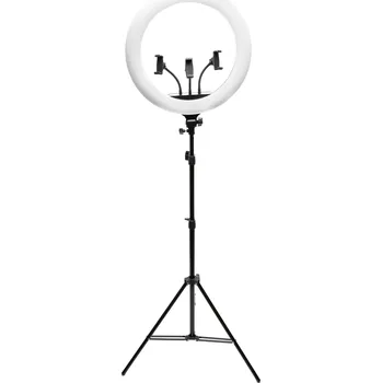 Studiové světlo Foto světlo RIO Professional MakeUp & Vlogging 18-inch dimmable LED ring light