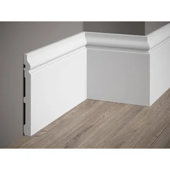 soklová lišta Mardom Decor MD Prémiová Soklová lišta MD020P (bílá RAL 9003)