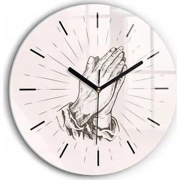 Hodiny Nástěnné hodiny SacroArte béžové 60 cm