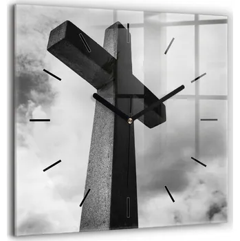 Hodiny Nástěnné hodiny SacroArte šedé 60 cm