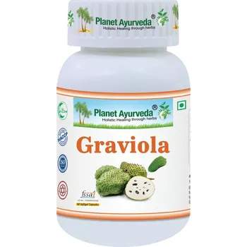 Přírodní produkt Planet Ayurveda Graviola 500 mg 60 kapslí