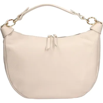 Kabelka Dámská kožená kabelka Italia Enet - béžová