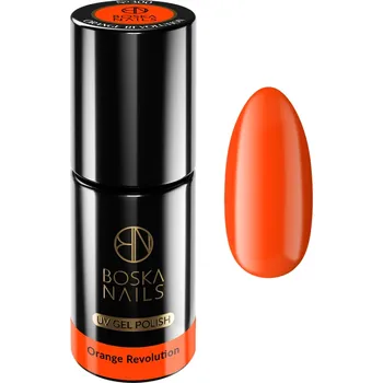 Lak na nehty Gel lak Divine Orange Revolution no 300 Boska Nails 6 ml