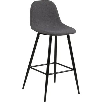 Barová židle Actona Barová židle Wilma tmavě šedá/černá