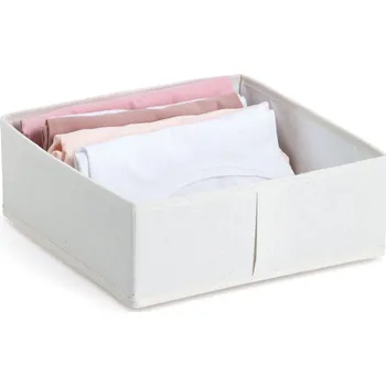 Úložný box Zeller Present Organizér na spodní prádlo, WHITY, čtverec, 30x30x11