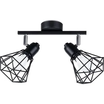 Stropní svítidlo ARTEMIS 2 černé moderní kovové s pohyblivým stínidlem do obýváku SOLLUX