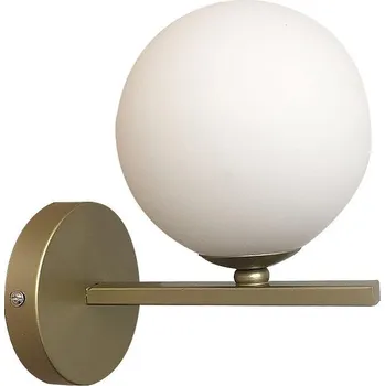 Nástěnné svítidlo Nástěnné svítidlo Kama moderní skleněno-mosazné do ložnice a obýváku CANDELLUX LIGHTING