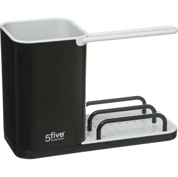 Úložný box Dřezový organizér Sink caddy velký černý