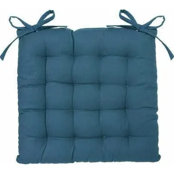 Podsedák Prošívaný sedák na židli 38x38 Atmosphera tmavě modrý do jídelny a na zahradu