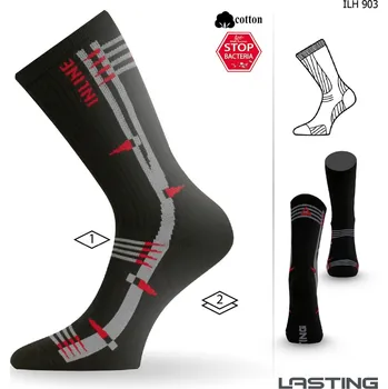 Pánské ponožky ILH Lasting funkční inline ponožky - Černá 903 / (46-49) XL / Černá