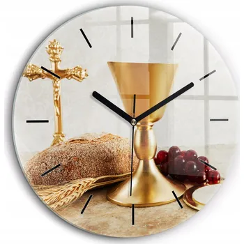 Hodiny Nástěnné hodiny SacroArte béžové 60 cm