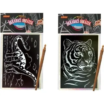 Dětské zboží ARTLOVER Holografický škrabací obrázek Koťata