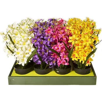 umělá květina H+H Lilie drobnokvětá v květináči, výška 30 cm 780103-4M Nové zboží