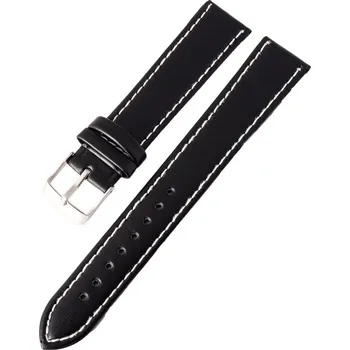 Řemínek na hodinky Kožený řemínek Ricardo Bologna, černý