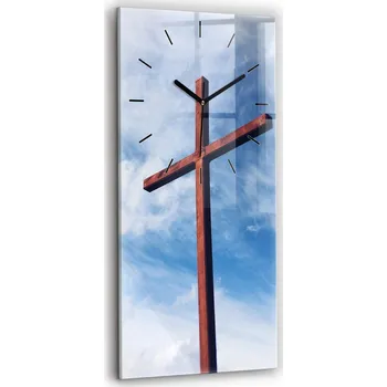 Hodiny Nástěnné hodiny SacroArte modré 30 cm