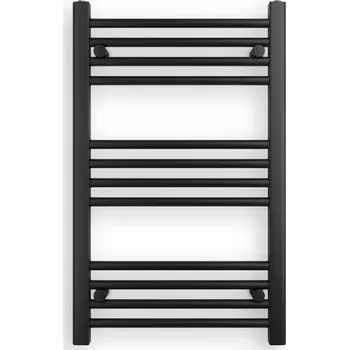Radiátor Erga Puerto, topné těleso 800x500 mm, 348W, černá matná, ERG-LAV-GRZE-BK-5080