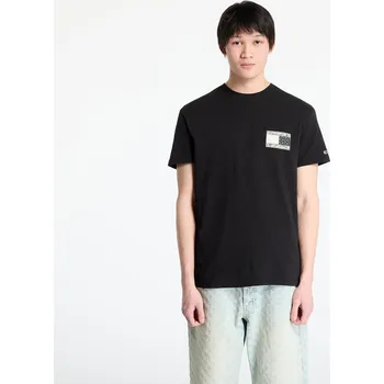 Pánské tričko Tričko Tommy Jeans Regular Paisley Flag Tee Black S