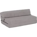 Skládací matrace/křeslo, 2v1, šedá, VEDIS