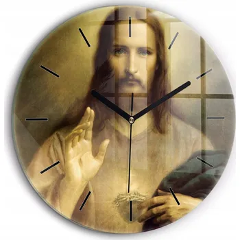 Hodiny Nástěnné hodiny SacroArte žluté 60 cm