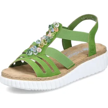 Dámské sandále Dámské sandály RIEKER 63251-52 zelená S5 43